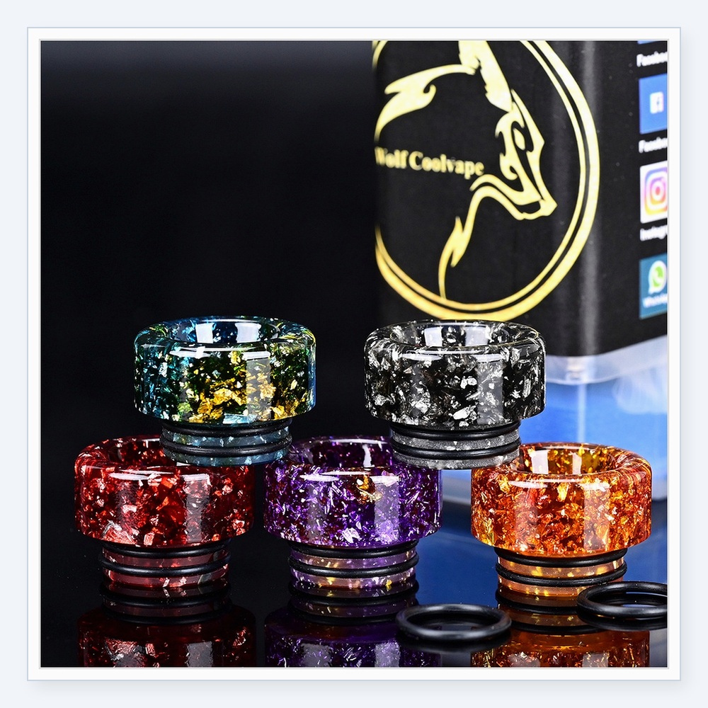 5pcs Wolfcoolvape 810 Drip Tip - огляд і ціна Drip Tip Resin