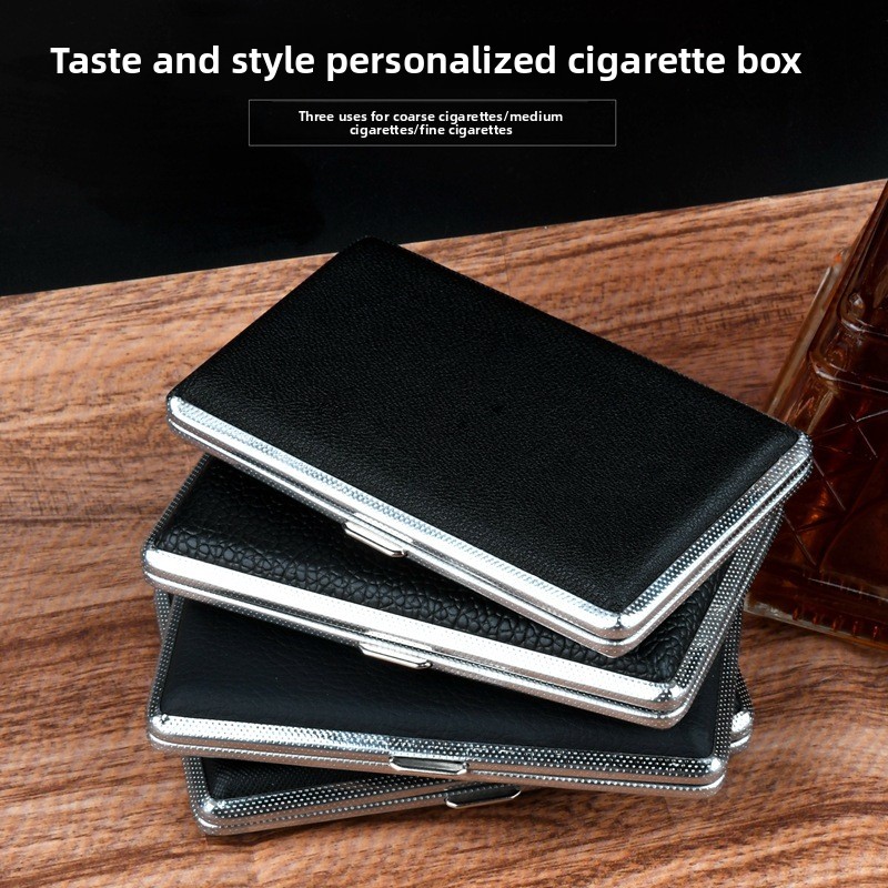 New 5.5 slim metal leather Cig - огляд і ціна Smoking & Vaping Accessories