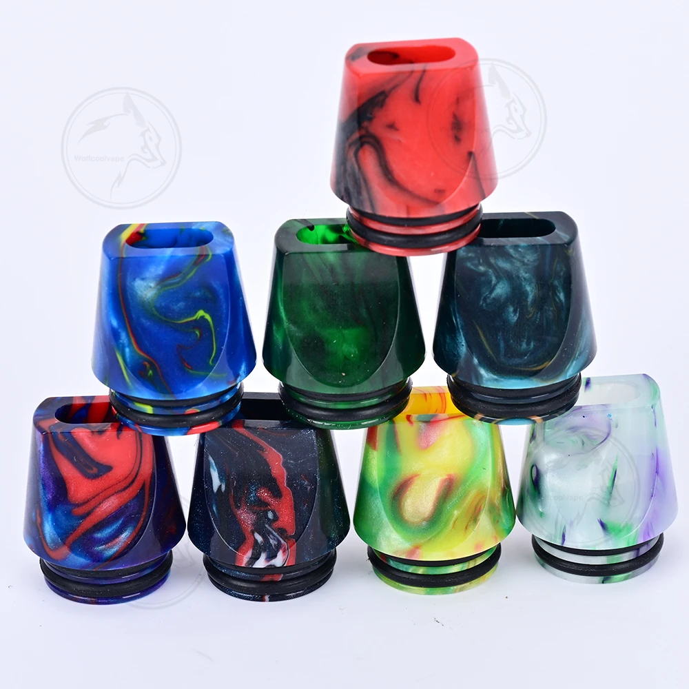 8pcs Wolfcoolvape Atomizer 810 - огляд і ціна Drip Tip Resin